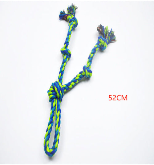 Heavy-Duty Rope Knot Toy | Juguete de Cuerda Resistente para Perros Grandes | Limpieza Dental y Juego Activo