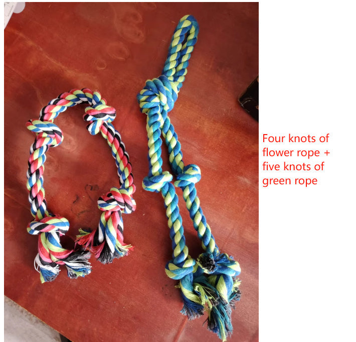 Heavy-Duty Rope Knot Toy | Juguete de Cuerda Resistente para Perros Grandes | Limpieza Dental y Juego Activo