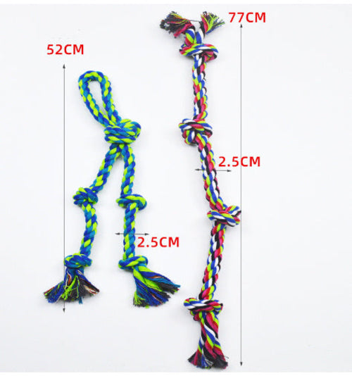 Heavy-Duty Rope Knot Toy | Juguete de Cuerda Resistente para Perros Grandes | Limpieza Dental y Juego Activo