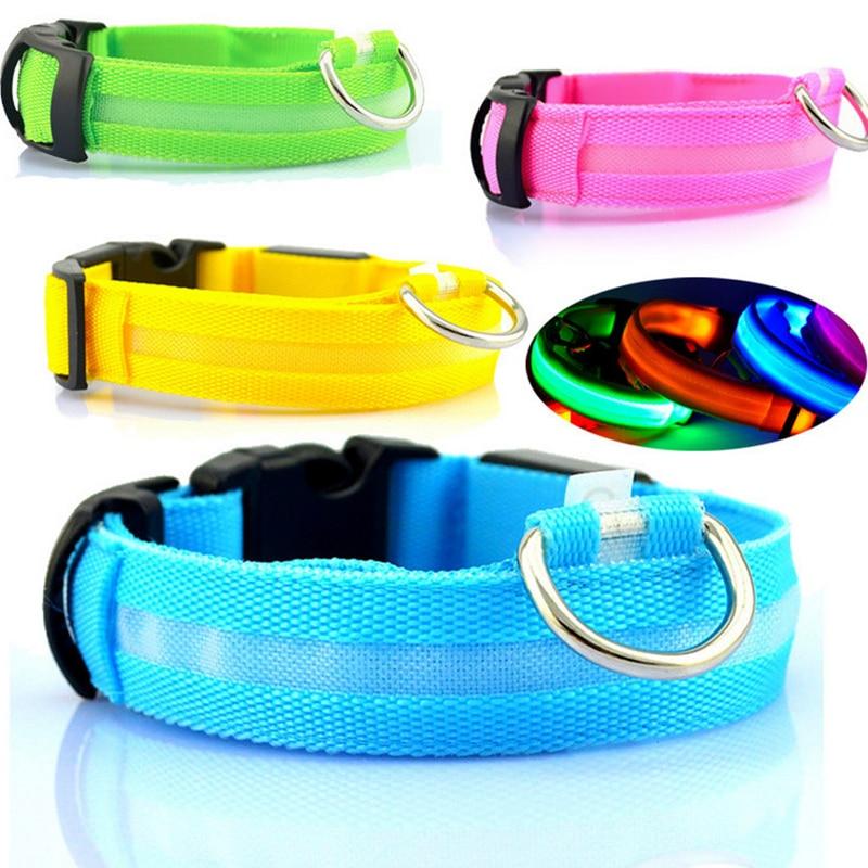 Collar LED para Perros Recargable por USB – Collar Iluminado de Seguridad Nocturna